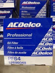 lot 318 image: ACDELCO OIL FILTER #PF64