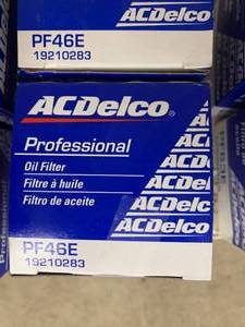 lot 319 image: ACDELCO OIL FILTER #PF46E
