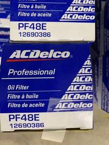 lot 323 image: ACDELCO OIL FILTER #PF48E