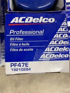lot 324 image: ACDELCO OIL FILTER #PF47E