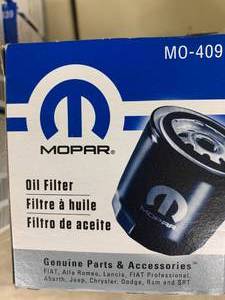 lot 329 image: MOPAR OIL FILTER #MO-409