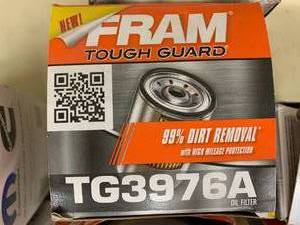 lot 332 image: FRAM TOUGH GUARD OIL FILTER #TG3976A