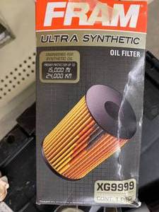 lot 335 image: FRAM ULTRA SYNTHETIC OIL FILTER #XG9999
