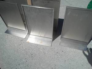 Stainless 16 x 11 in. Sign Holders (5)