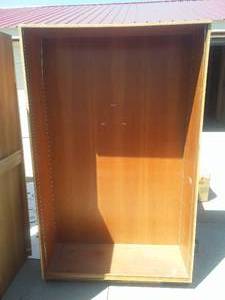 Wood 4 Shelf Cabinet