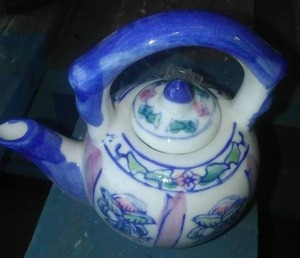 Mini Tea Pots (23) size of a tennis ball