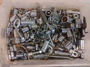 Lot of Sockets and Hardware - Craftsman, Husky and More