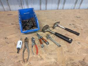 Lot of Hand Tools and Drill Bits