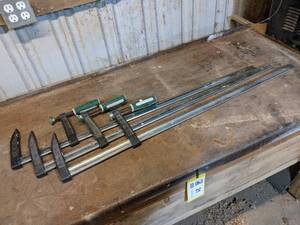 (3) 36 Masterforce Bar Clamps