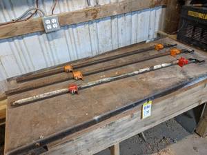 Lot of (3) 48 Pipe  Bar Clamps