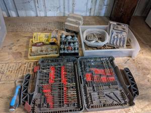 Large Lot of Bits, Router Bits and More