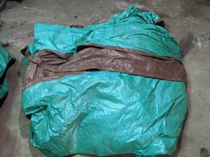 Very Large Tarp - Was Used to Cover a Large Garden