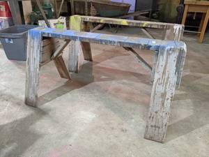 Lot of (2) Saw Horses