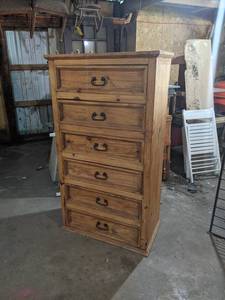 Chest of Drawers - Solid Wood - 6 Drawers