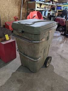 Rolling Trash Dumpster