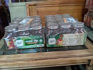 (2) NEW Cases of Pint Ball Mason Canning Jars