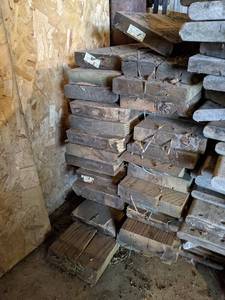 Huge Lot of About 450 bd. ft. of 2x8 Green Treated Lumber - Used