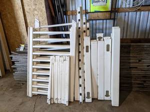 Large Lot of Assorted Plastic Railing