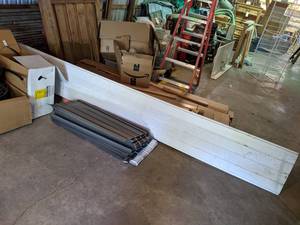 Large Lot of Aluminum Soffit - Includes (33) 36 x 16 and (2) 10 x 16