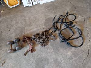 38 Log Chain, Binders, Weights and Rope