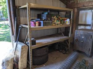 Garage Shelving Unit - 3 Shelves 77 x 72 x 30 Overall - Contents NOT Included