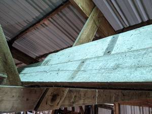 Lot of (5) Pieces of Barnwood - Longest is 12 x 11