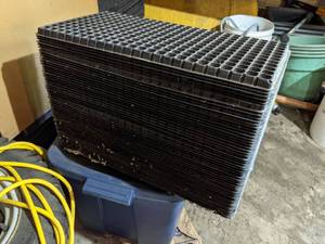 Lot of (50) Garden  Plant Plug Trays - 21 x 11, 288 Cells Per Tray
