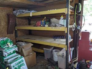 Section of pallet racking w 3 Shelves - Contents NOT Included