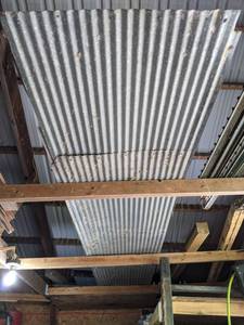Vintage Barn Tin - Looks like 4 Sheets from 7 to 10 long