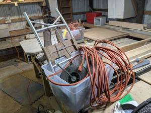 Heavy Duty Extension Cord and Garage Misc.