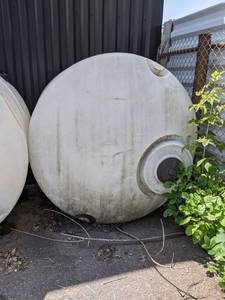 550 Gallon Plastic Container - About 64 Diameter x 52 High