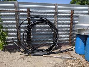 Lot of 1-14 Black Plastic Water Pipe