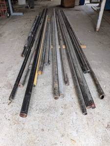 Huge Lot of Steel Pipe 3 to 2 Diameter - Up to 21 Long