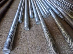 Large Lot of Threaded Rod - 58 x 10