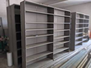 Single Sided Steel Shelving Section 8 Wide x 12 Deep - Contents NOT Included
