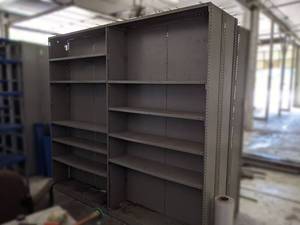 Double Sided Steel Shelving Section 8 Wide x 24 Deep - Contents NOT Included