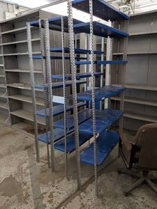 Lot of (3) Steel Shelves - 37 x 12 x 75