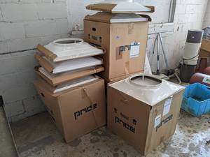 Lot of (25) Price SCDA 15 Square Cone Diffusers