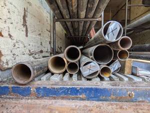 Lot of (8) Sch. 40 & 80 Steel Pipe - 2 to 4 Diameter