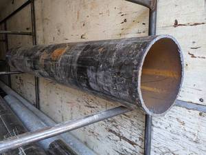 Black Pipe - 10 diameter x 64 long