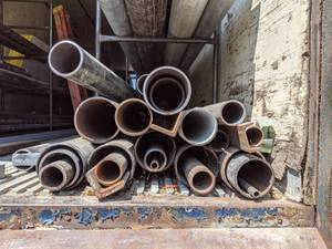 HUGE Lot of (23) Sch. 40 & 80 Steel Pipe - 34 to 6 Diameter