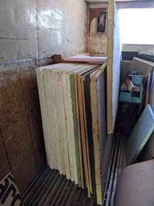 Lot of (9) 2 Styrofoam Insulation