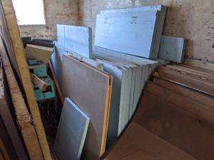 Lot of (15) 1-12 x 4 x 8 Styrofoam Insulation