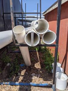 Lot of (2) 10 PVC Pipes and (1) 8