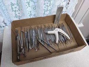 lot 345 image: Lot of Restorative Dental Tools w Back Action Tools