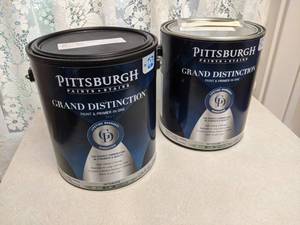 lot 358 image: (2) Gallons Pittsburgh Grand Distinction Interior Semi-Gloss Paint - Maiden Hair