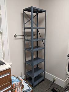lot 364 image: Metal Shelf - 73 tall x 18 wide x 12 deep