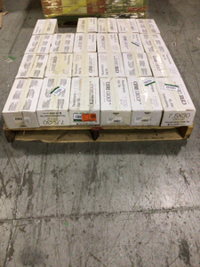 Lot of 22 boxes Ivy Hill Moze Blue 3 in. x 12 in. 9 mm Ceramic Wall Tile (22-piece 5.38 sq. ft. Box) not used