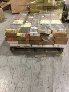 Lot of 22 cases of Hand scraped Saratoga Hickory 7 mm Thick x 7-23 in. Wide x 50-58 in. Length Laminate Flooring (24.17 sq. ft.  case) not used