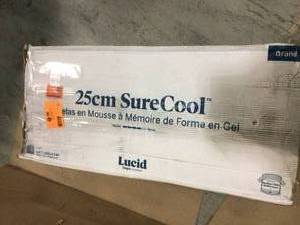 Lucid 10in. Firm Gel Memory Foam Tight Top Queen Mattress not used